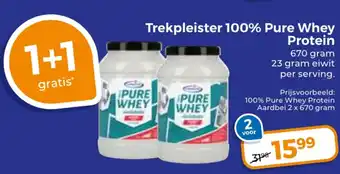 Trekpleister Trekpleister 100% Pure Whey Protein aanbieding