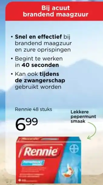 Trekpleister Rennie aanbieding