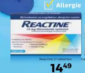 Trekpleister Reactine aanbieding