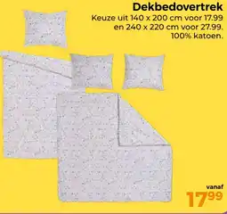 Trekpleister Dekbedovertrek aanbieding