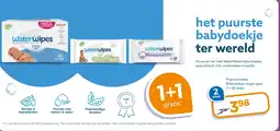 Trekpleister Keuze uit het hele WaterWipes babydoekjes assortiment. aanbieding