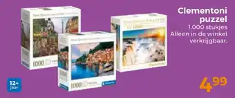 Trekpleister Clementoni puzzel aanbieding