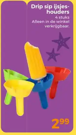 Trekpleister Drip sip ijsjes houders aanbieding