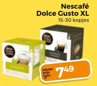 Trekpleister Nescafé Dolce Gusto XL aanbieding