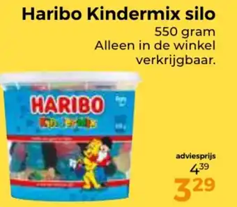 Trekpleister Haribo Kindermix silo aanbieding
