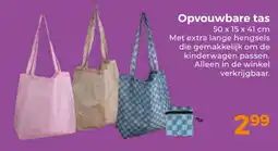 Trekpleister Opvouwbare tas aanbieding