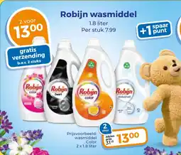 Trekpleister Robijn wasmiddel aanbieding