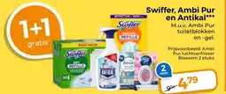 Trekpleister Swiffer, Ambi Pur en ANTIKAL aanbieding