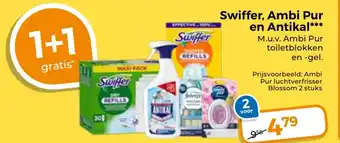 Trekpleister Swiffer, Ambi Pur en ANTIKAL aanbieding