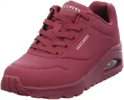Amazon Skechers Uno Stand On Air dames Sneaker Low top, Pruim Durabuck Mesh, 39 EU aanbieding