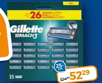 Trekpleister Gillette MACH3 aanbieding