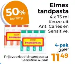 Trekpleister Elmex tandpasta aanbieding