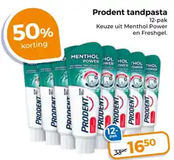Trekpleister Prodent tandpasta aanbieding