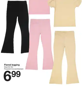 Zeeman Flared legging aanbieding