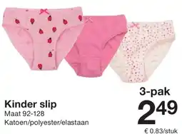 Zeeman Kinder slip aanbieding