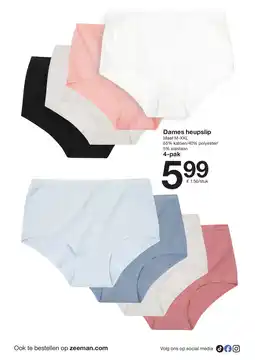 Zeeman Dames heupslip aanbieding
