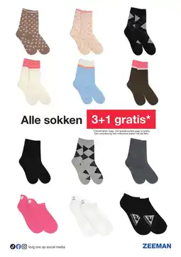 Zeeman Alle sokken aanbieding