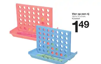 Zeeman Vier op een rij aanbieding