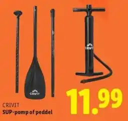 Lidl SUP-pomp of peddel aanbieding