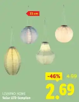 Lidl Solar LED-lampion aanbieding