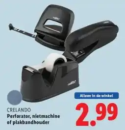 Lidl Perforator, nietmachine of plakbandhouder aanbieding