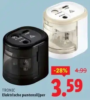 Lidl Elektrische puntenslijper aanbieding