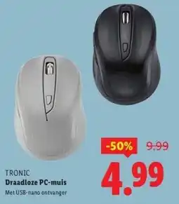 Lidl Draadloze PC-muis Met USB-nano ontvanger aanbieding