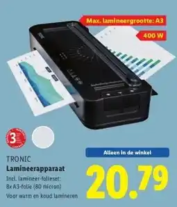 Lidl Lamineerapparaat aanbieding