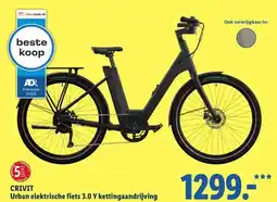 Lidl Urban elektrische fiets 3.0 Y kettingaandrijving aanbieding