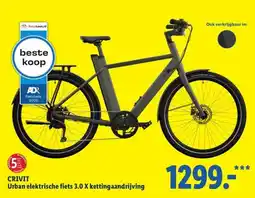 Lidl Urban elektrische fiets 3.0 X kettingaandrijving aanbieding