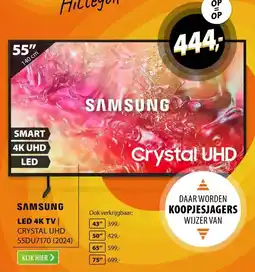 Expert Samsung Crystal UHD 55DU7170 (2024) aanbieding
