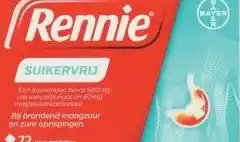 Jumbo Rennie Suikervrij Kauwtablet bij brandend maagzuur aanbieding