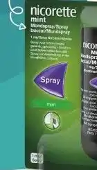 Jumbo Nicorette menthol mint mondspray aanbieding