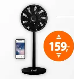 Expert duux Ventilatoren Whisper flex smart fan zwart aanbieding
