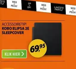 Expert Kobo Elipsa 2E Sleepcover Zwart aanbieding