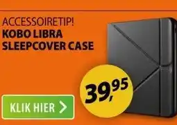 Expert Kobo Libra SleepCover Case Zwart aanbieding