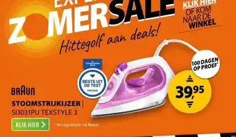 Expert Braun SI3031 PU TexStyle 3 Roze aanbieding