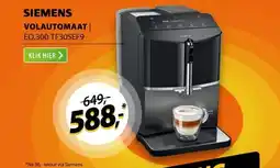 Expert Siemens EQ.300 TF305EF9 Zwart/rvs aanbieding
