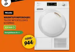 Expert Miele TEA535 WP Excellence EcoSpeed aanbieding