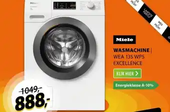 Expert Miele WEA 135 WPS Excellence aanbieding