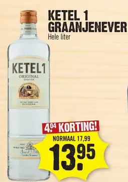 Super Dirck 3 KETEL 1 GRAANJENEVER aanbieding
