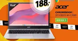 Expert Acer Chromebook 315 (CB315-4H-C3SW) Zilver aanbieding