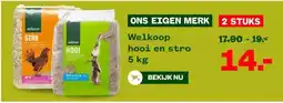 Welkoop Welkoop hooi en stro 5 kg aanbieding