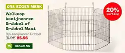 Welkoop Welkoop konijnenren Dribbel of Dribbel Maxi aanbieding