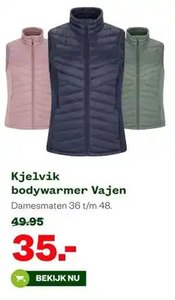 Welkoop Kjelvik bodywarmer Vajen aanbieding
