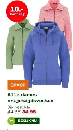 Welkoop Alle dames vrijetijdsvesten aanbieding