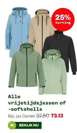 Welkoop Alle vrijetijdsjassen of -softshells aanbieding
