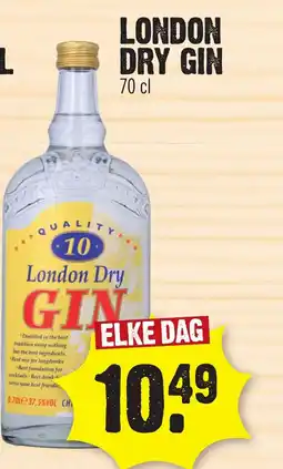 Super Dirck 3 LONDON DRY GIN aanbieding