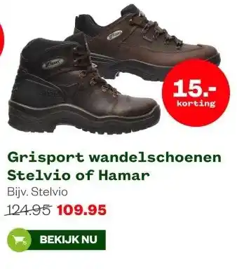 Welkoop Grisport wandelschoenen Stelvio of Hamar aanbieding