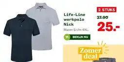 Welkoop Life-Line werkpolo Nick aanbieding